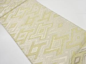 アンティーク　幾何学模様織り出し袋帯（材料）